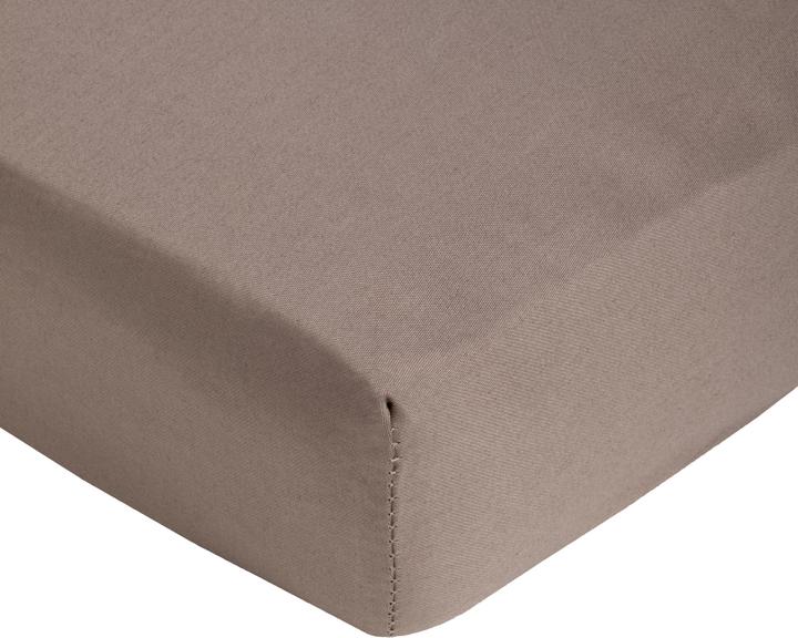 Productafbeelding Domoletti HOESLAKEN SATIJN 140X200+25 TAUPE (140 x 200 cm)