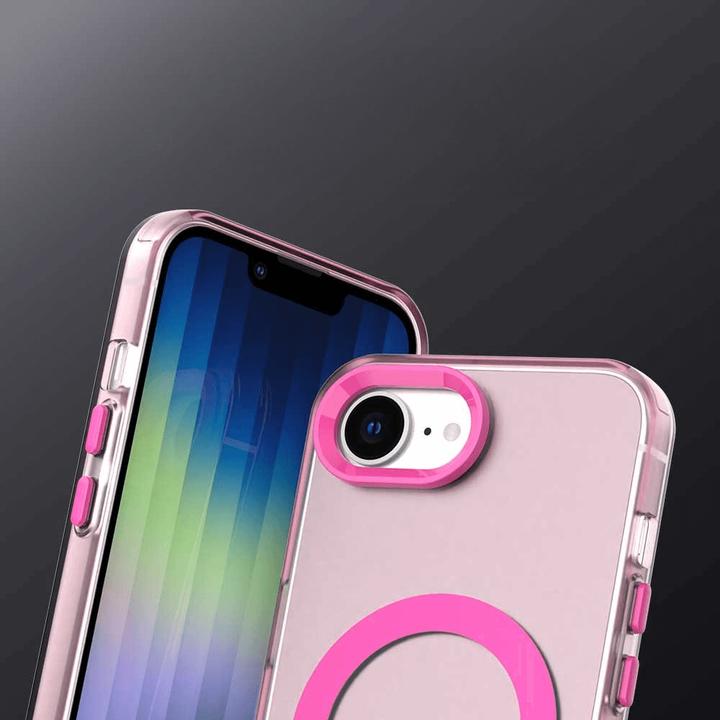 Immagine prodotto Cover-Discount iPhone 16e - Acryl-Handyhülle mit Magnet und Farbakzent (Apple iPhone 16e)