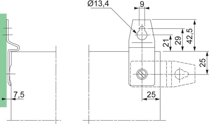 Actual product image Schneider 4xWall mounting (Set)