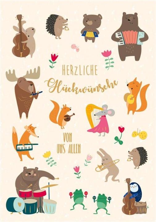 ABC Glückwunschkarte Geburtstag (1 pcs.)