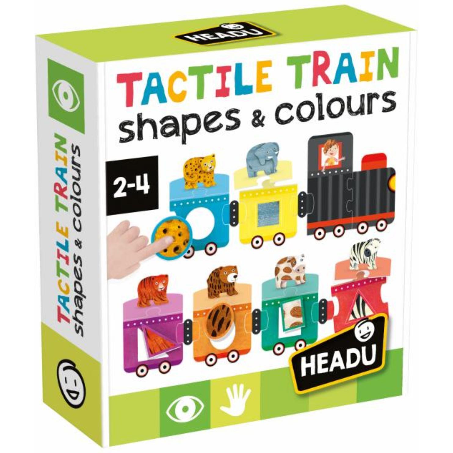 Headup Games HEADU Shapes & Colors Tactile Train