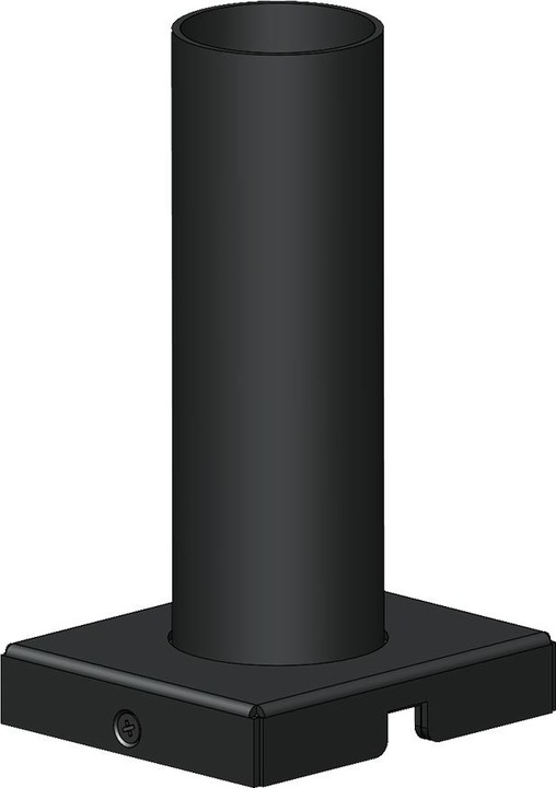 Produktbild Max Michel Kompletthalterung für Verifone P200/P400, eckige Abdeckung, Pole 120 mm