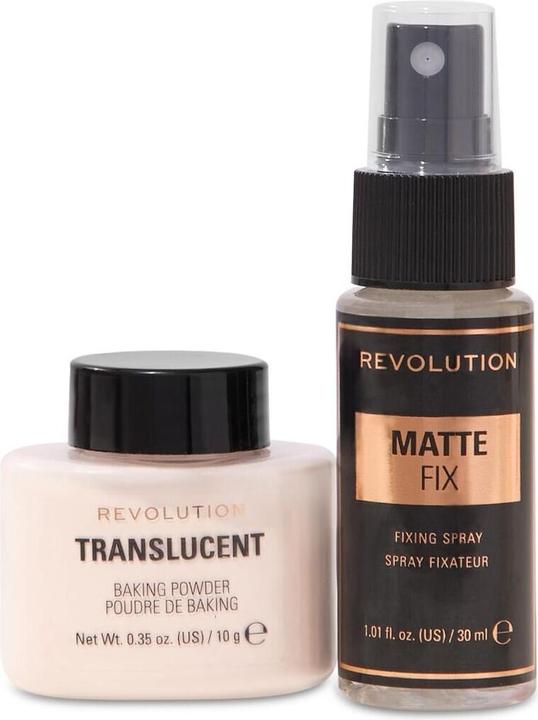 Makeup Revolution MATTE MAKE-UP FIXER DUO-SET 2-tlg