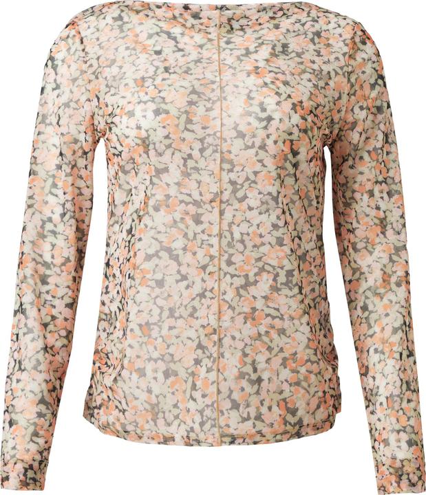 Produktbild Comma T-Shirt Mesh-Langarmshirt mit floraler Musterung (40)