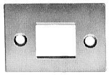 Actual product image Webi Striking plate 2390/60x40 (1 pcs.)