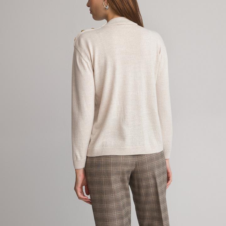 Actual product image Anne Weyburn Fine knit jumper with stand-up collar (40, 42)