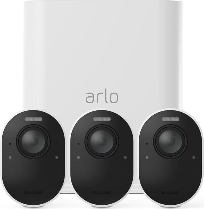 Actual product image Arlo Ultra 2 Spotlight camera, 3 kit white (3840 x 2160 pixels)