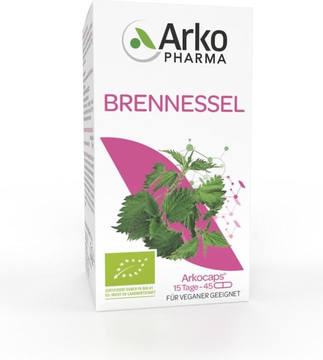 Immagine prodotto Arkopharma Arkocaps Brenessel Kapseln (45 Pezzo/i, Pillole, 41 g)
