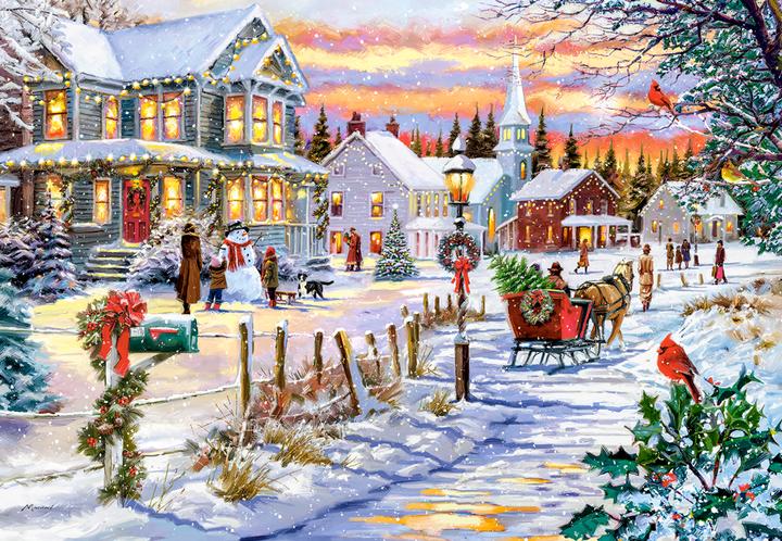 Actual product image Castorland Puzzle 1000 pieces Christmas Tree is Coming (1000 pieces)