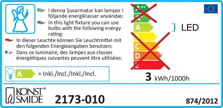 Energie-Label Konstsmide Engel