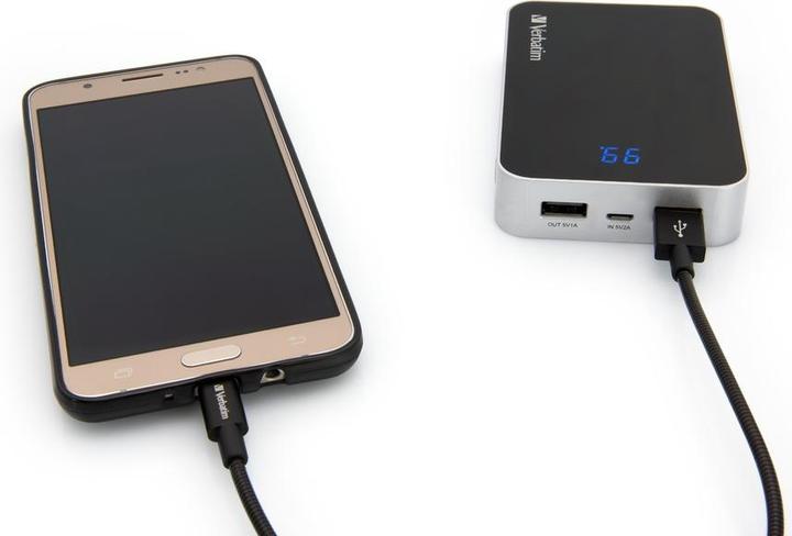 Actual product image Verbatim Micro USB Cable Sync & Charge (0.30 m, USB 1.0)