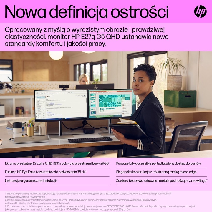 Produktbild HP E27q G5 (2560 x 1440 Pixel, 27")