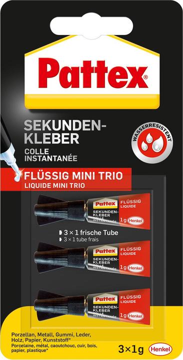 Pattex Liquid Mini-Trio (3 g)
