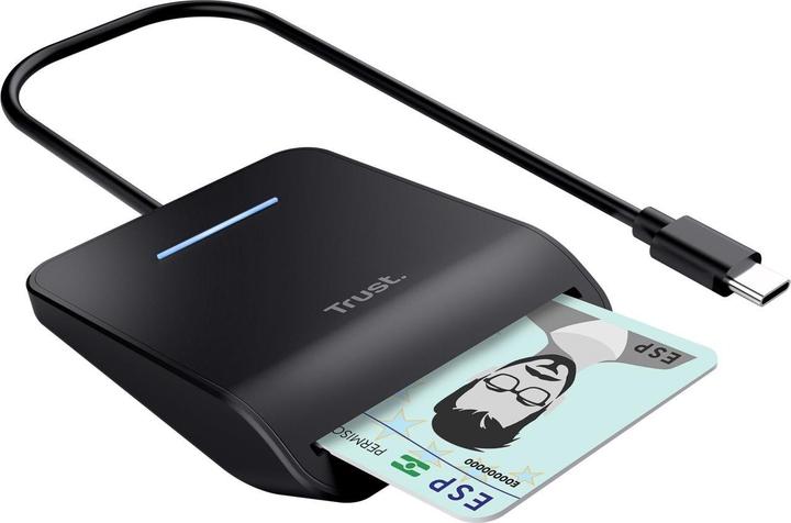 Actual product image Trust PRIMO USB-C DNI Smartcard Reader (USB-C)