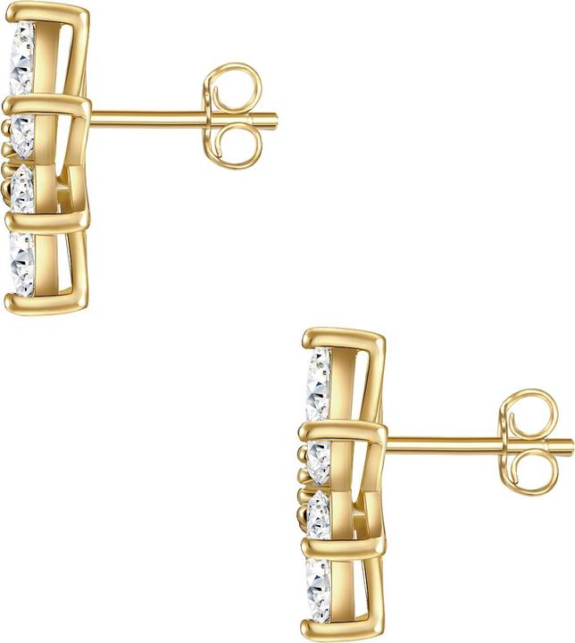 Actual product image Glanzstücke München Ladies Sterling Silver Cubic Zirconia Yellow Gold - 28439 (Sterling Silver)