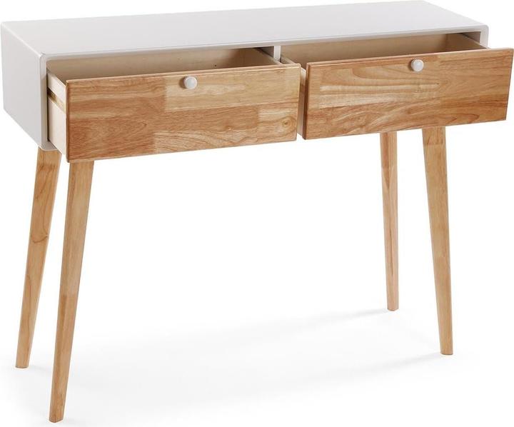 Konsole mit zwei Laden (120 x 40 x 85 cm)