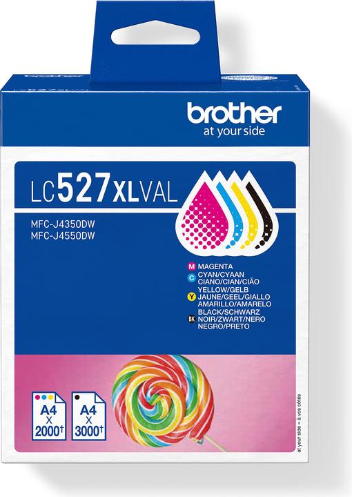 Brother LC527XLVAL Value Pack (BK, C, M, Y)