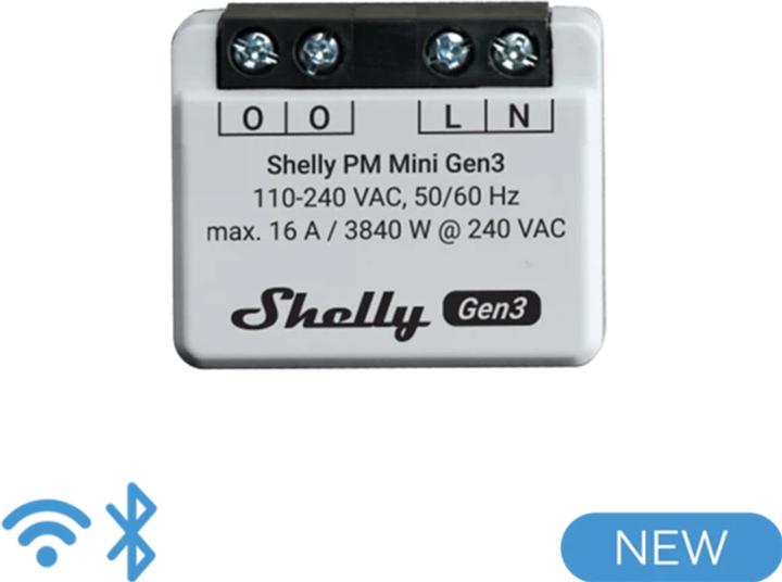 Produktbild Shelly PM Mini Gen3 (Schaltaktor)