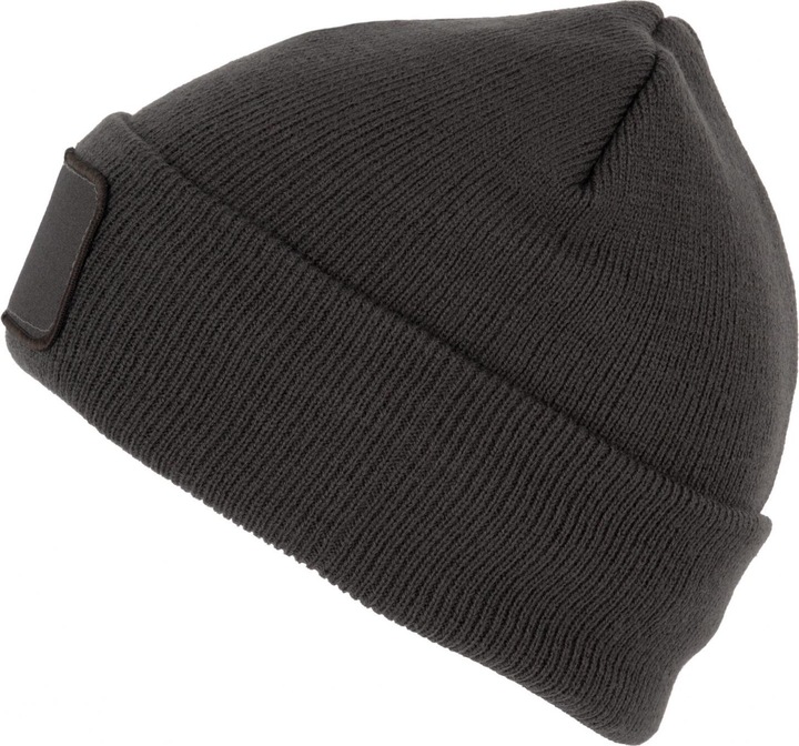 Actual product image K-up Beanie with patch and thinsulate lining