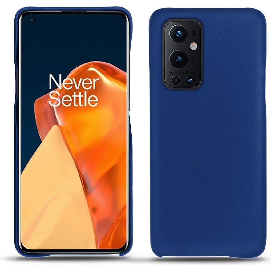 Noreve Lederschutzhülle (OnePlus 9 Pro), Smartphone Hülle, Blau