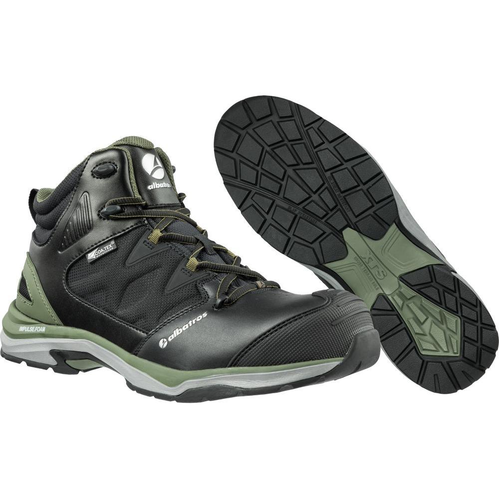 Albatros, Sicherheitsschuhe, Sicherheitsstiefel ULTRATRAIL OLIVE CTX MID S3 ESD WR HRO SRC (S3, 40)