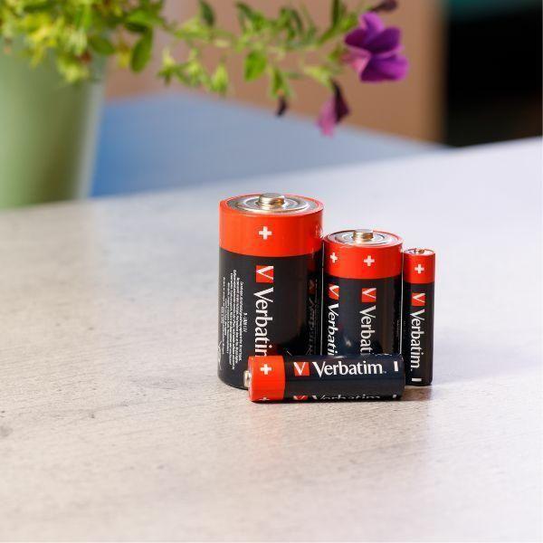 Actual product image Verbatim 1x8 Alkaline Battery Micro AAA LR 03 (8 pcs., AAA)
