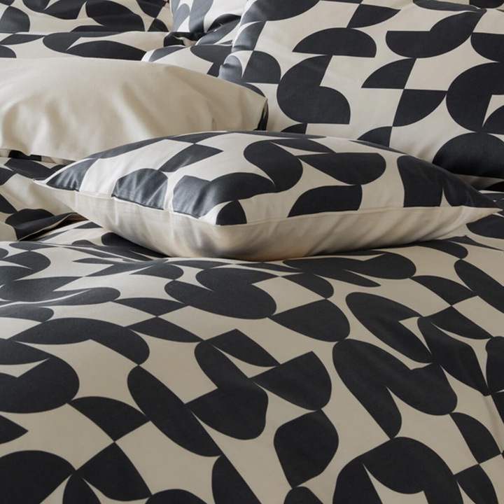 Produktbild Elegante Studio Graphic (Bettwäsche Set, 155x220 cm + 80x80 cm)