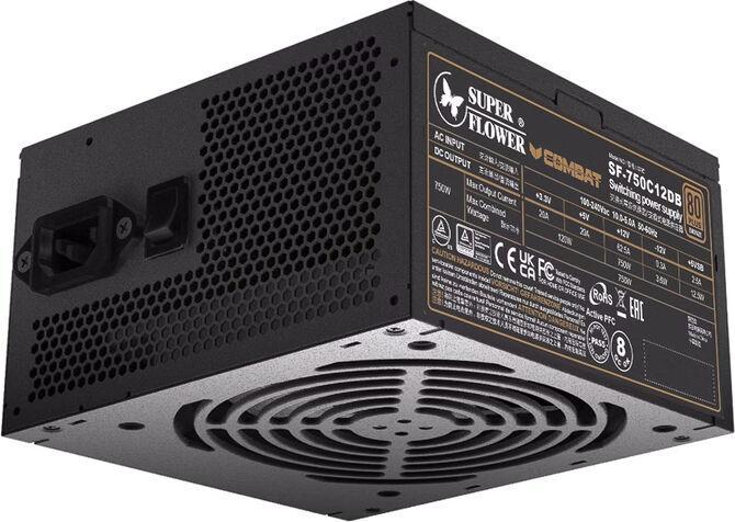 Actual product image Super Flower Combat DB Netzteil, 80 PLUS Bronze, ATX 3.1 - 750 Watt (750 W)