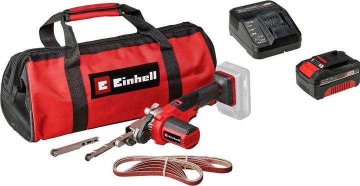 Produktbild Einhell Set bestehend aus Akku-Bandfeile TE-BF 18 Li-Solo und