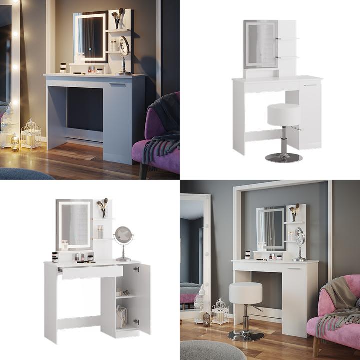 Image du produit Vicco Julia avec éclairage (90 x 38 x 138 cm)