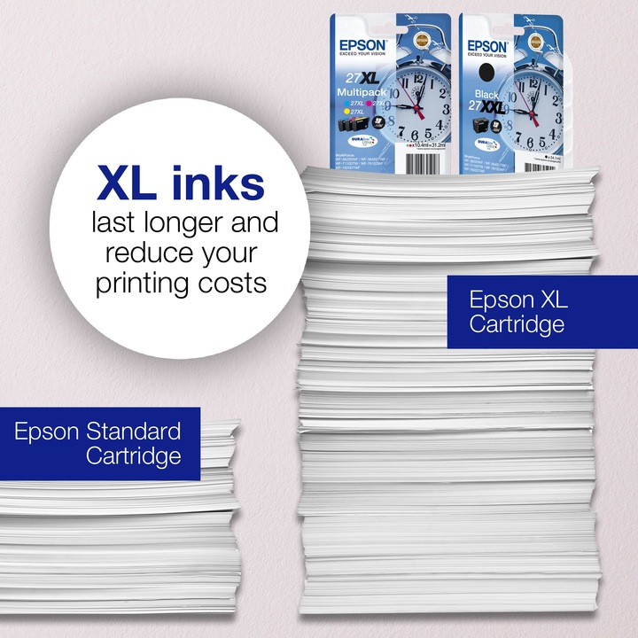 Image du produit Epson 27XL Multipack DuraBrite Ultra DuraBrite Ultra (M, C, Y)