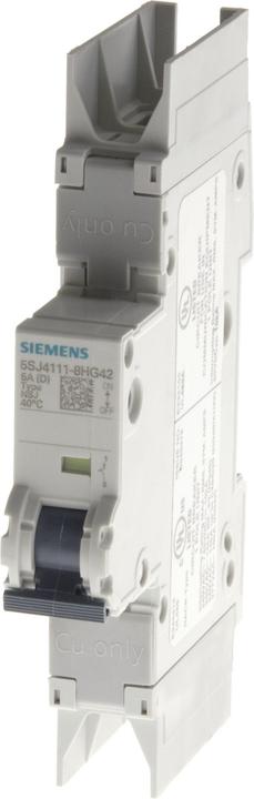 Actual product image Siemens Circuit breaker UC D 0.5A 1p 240V 5SJ4105-8HG42