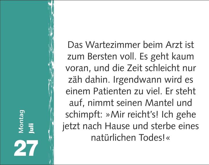 Actual product image Harenberg Witzirin Tagesabreisskalender 2026 - Diese Packung enthält: die lustigsten Witze für die tägliche (14 x 11 cm, German)
