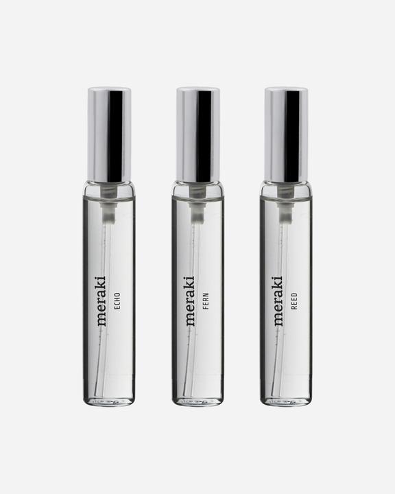Productafbeelding Meraki Eau de toilette, The sense collection, 3 x 10 ml, Clear (Parfum set)