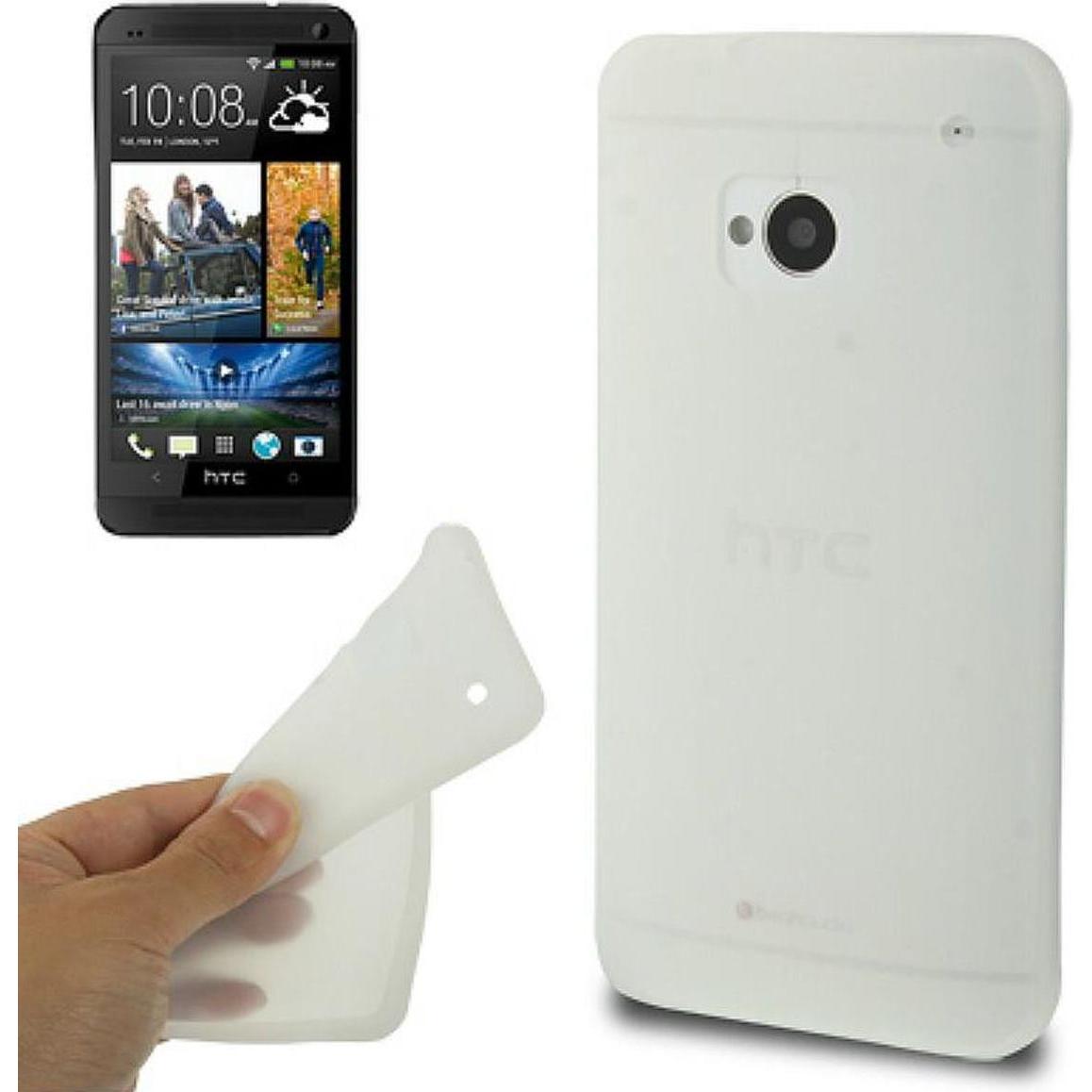König Design Schutzhülle Silikon Case für Handy HTC One M7 Transparent (HTC One M7), Smartphone Hülle, Transparent