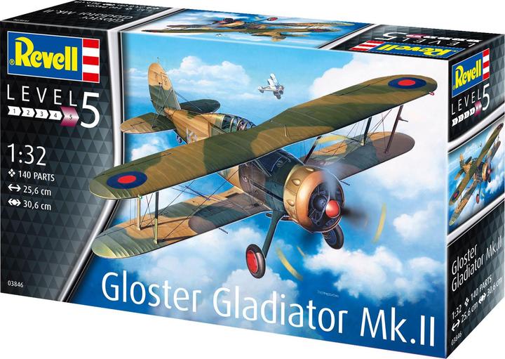 Actual product image Revell Gloster Gladiator MkII