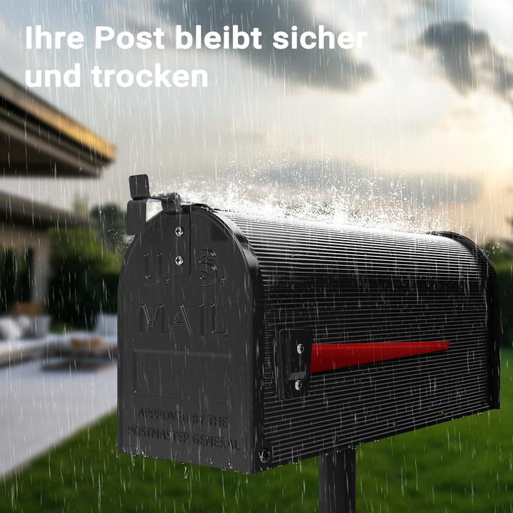 Actual product image Wiltec US Mailbox American Design Letterbox Postbox Letter Mail Post Box
