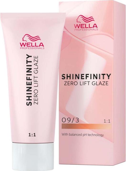 Actual product image Wella Professionals Shinefinity Zero Lift Glaze (09, 3 - Golden Honey)