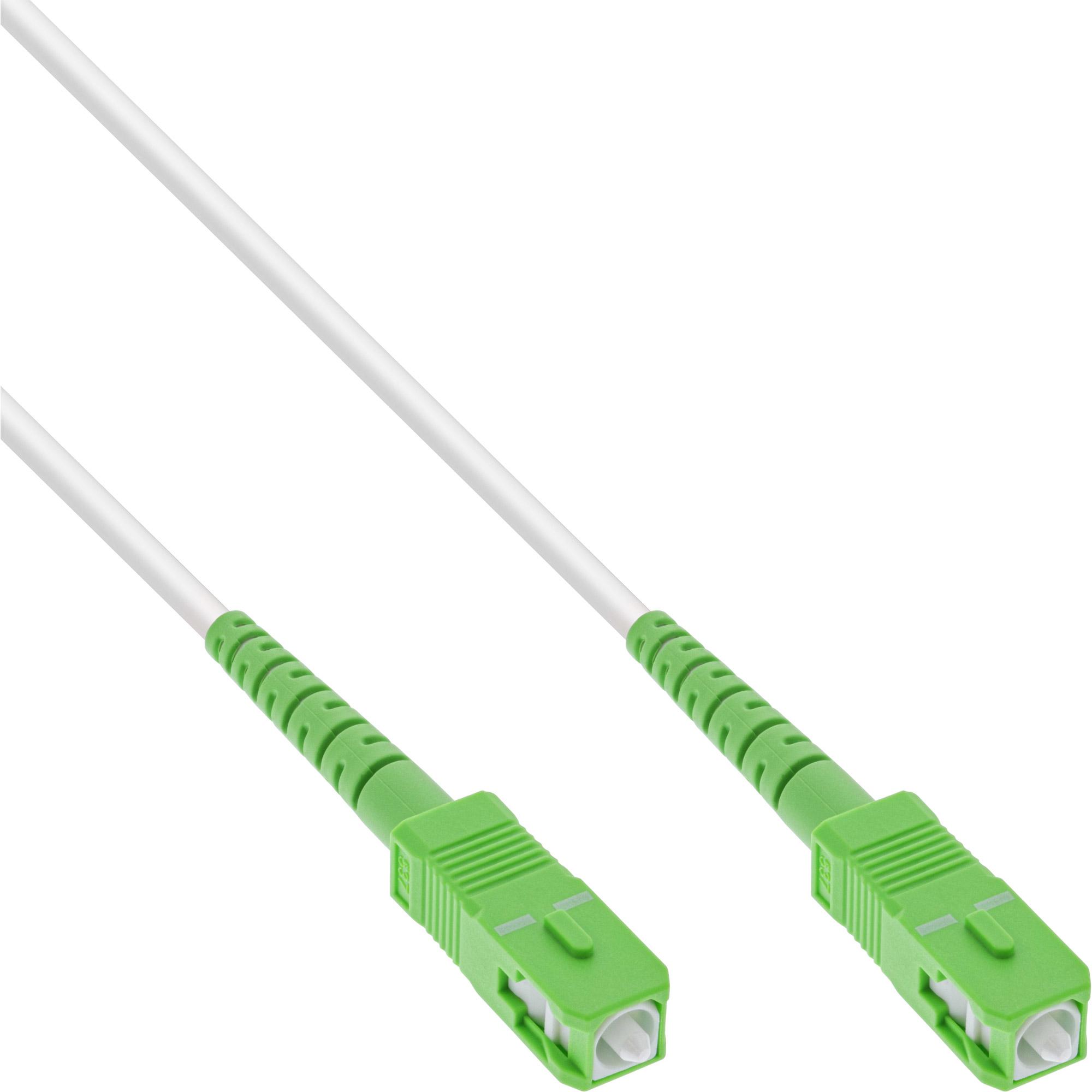 InLine LWL Simplex Kabel (CAT6a, 0.50 m), Netzwerkkabel