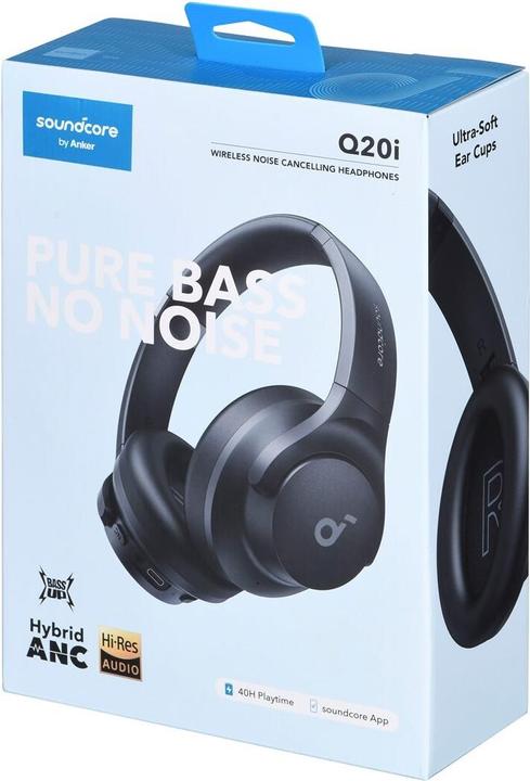 Immagine prodotto soundcore Q20i (ANC, 40 h, Senza fili, Cablato)