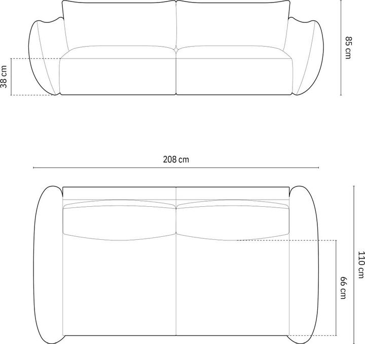 Produktbild Cosmopolitan Design Matera (3-Sitzer)