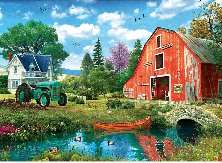 Actual product image Eurographics The red barn (1000 pieces)