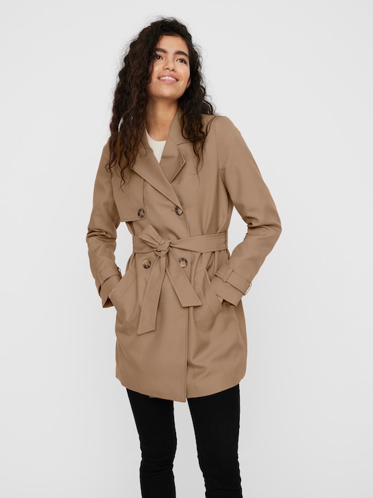 Immagine prodotto Vero Moda Cappotto con collo a bavero trench (M)