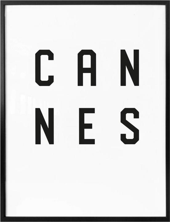 Image du produit Trenddeko Typographie Cannes (40 x 50 cm)