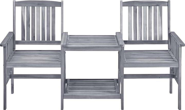 Produktbild vidaXL Gartenstuhl mit Teetisch