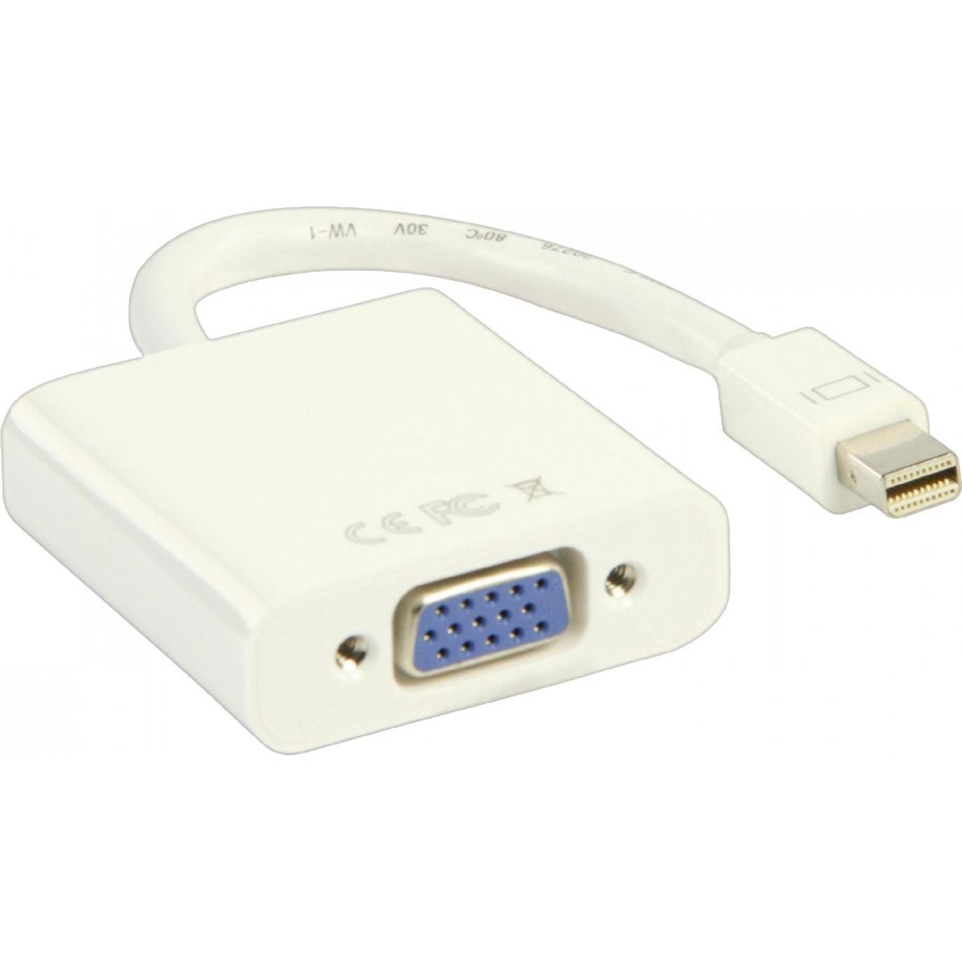 Thumbnail - Valueline Mini DP VGA (VGA, 20 cm), Data + Video Adapter, Weiss