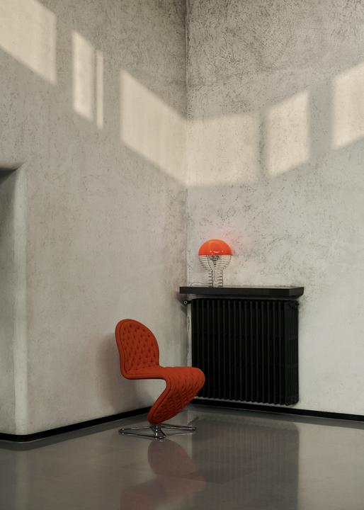 Produktbild Verpan Wire Tischleuchte Ø40 Chrome/Orange (E27)