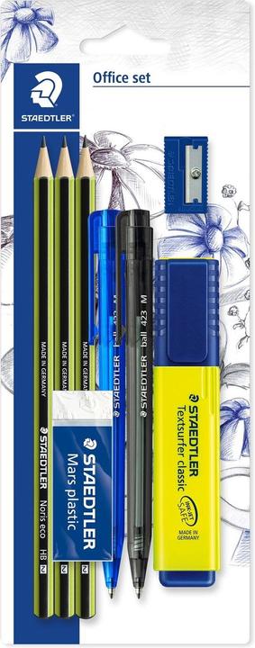 Actual product image Staedtler 60 BK-4 Fountain Pen & Pen Gift Set Visible Packaging (Multicoloured, multicolour, 3 x)