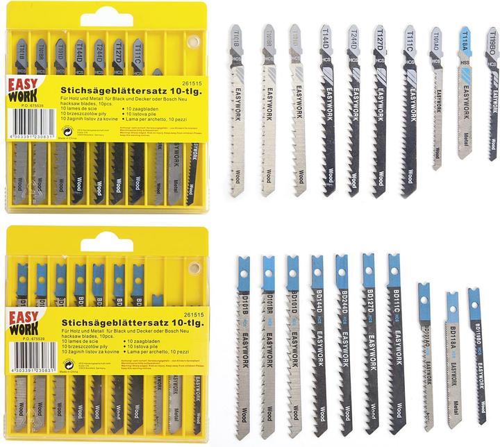 Produktbild Easy Work Stichsägeblättersatz