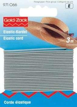 Actual product image Prym Elastic cord, light grey 1.5 mm, card 3 m
